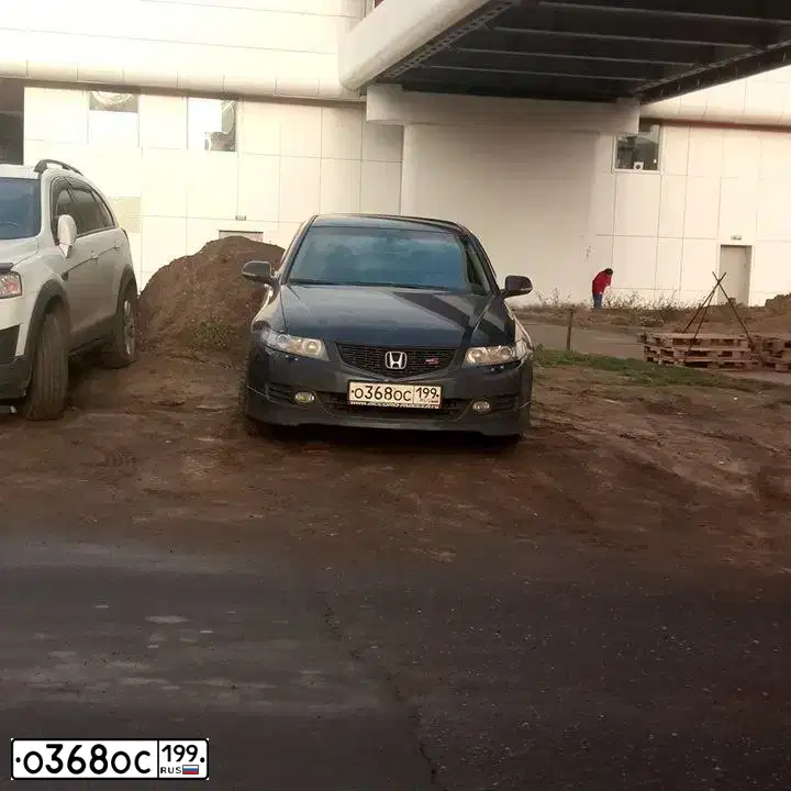 Фото автомобиля HONDA ACCORD, 2007 — госномер О368ОС199. Цвет: ТЕМНО-СИНИЙ