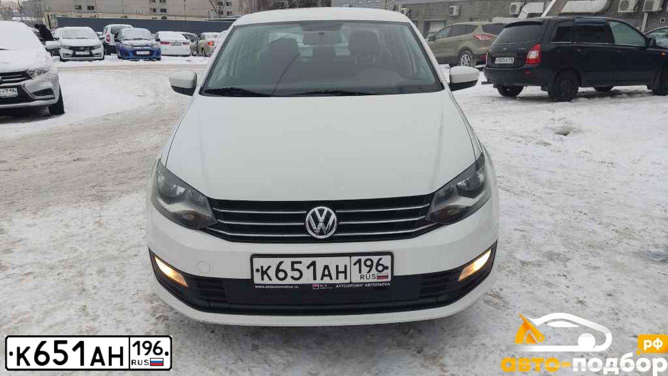 Фото автомобиля VOLKSWAGEN POLO, 2017 — госномер М617МС716. Цвет: Белый