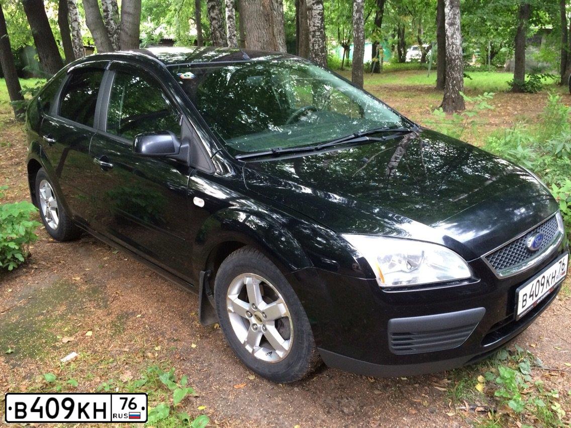 Фото автомобиля FORD D FOCUS, 2007 — госномер В409КН76. Цвет: ЧЕРНЫЙ