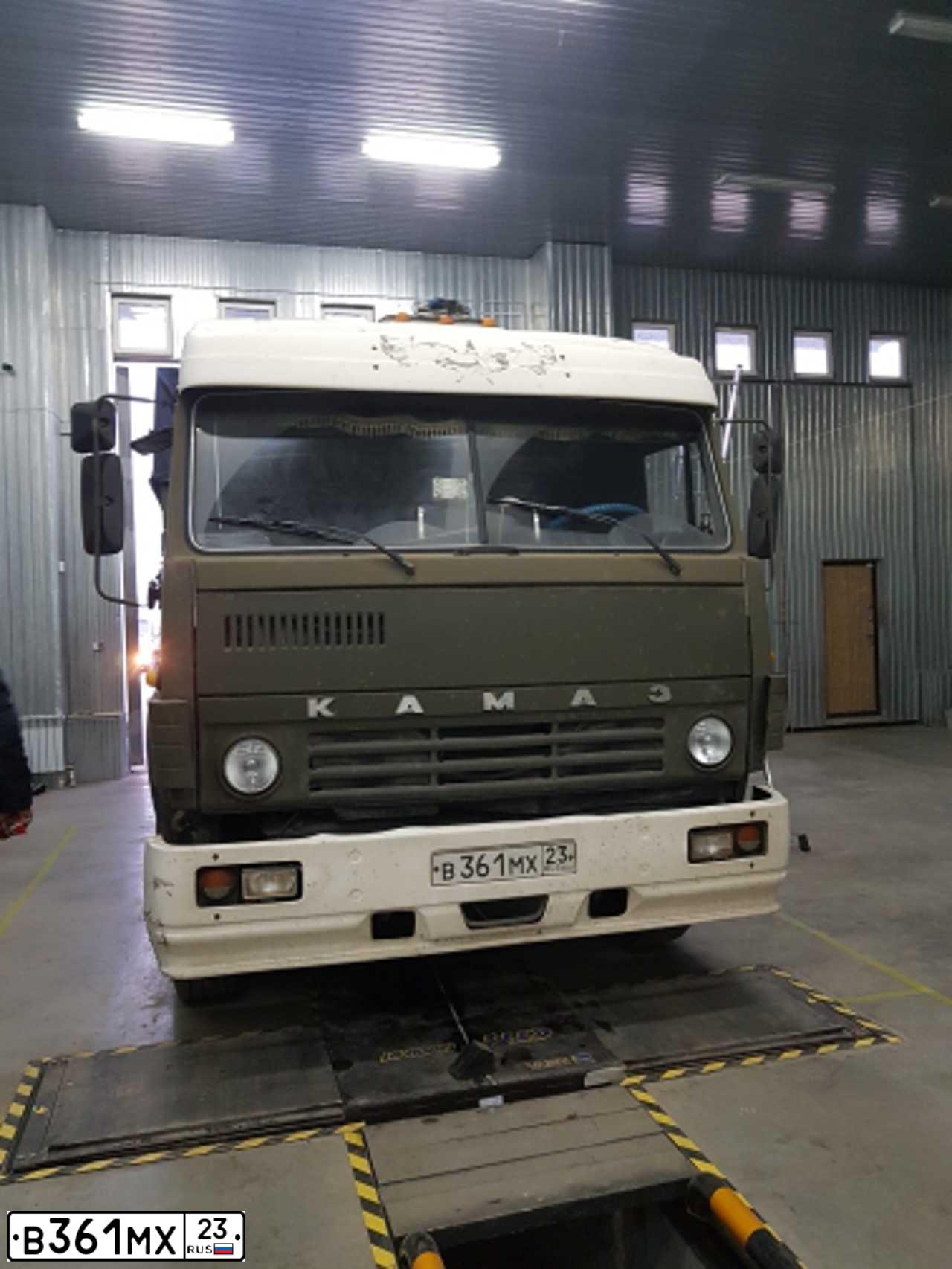 Фото автомобиля KAMAZ 4310 /6X6/, 1995 — госномер В361МХ23. Цвет: ЗЕЛЕНЫЙ