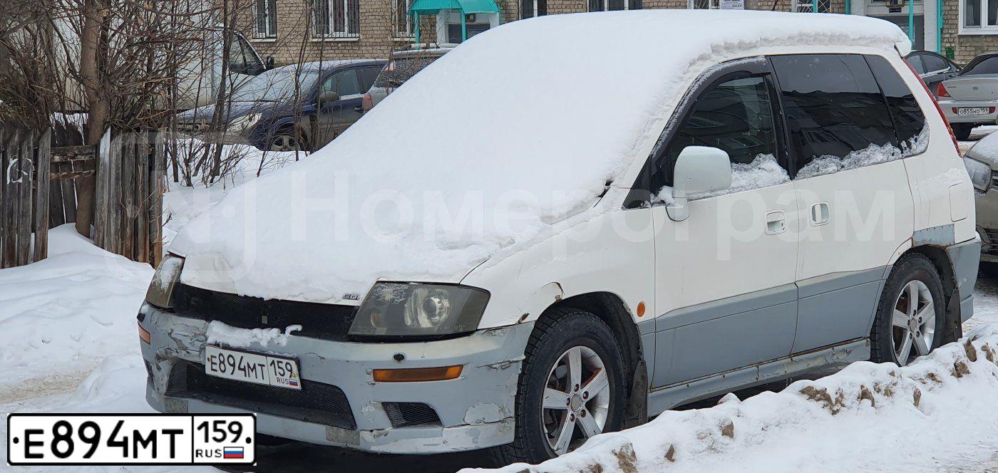 Фото автомобиля MITSUBISHI RVR, 1998 — госномер Е894МТ159