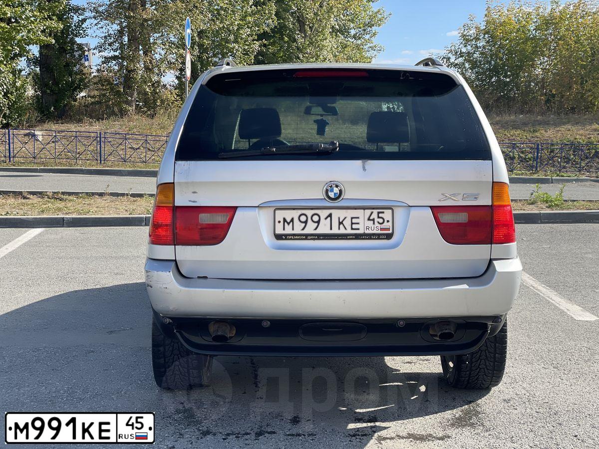 Фото автомобиля BMW X5, 2003 — госномер К739ЕВ45. Цвет: ПЕРЛАМУТРОВО-СЕРЕБРИСТЫЙ