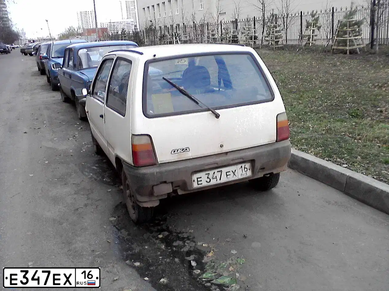 Фото автомобиля SEAZ OKA, 1997 — госномер А485МХ716. Цвет: БЕЖЕВЫЙ