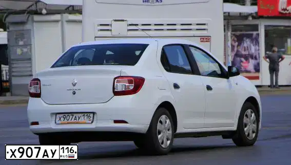 Фото автомобиля RENAULT LOGAN, 2015 — госномер Х907АУ116