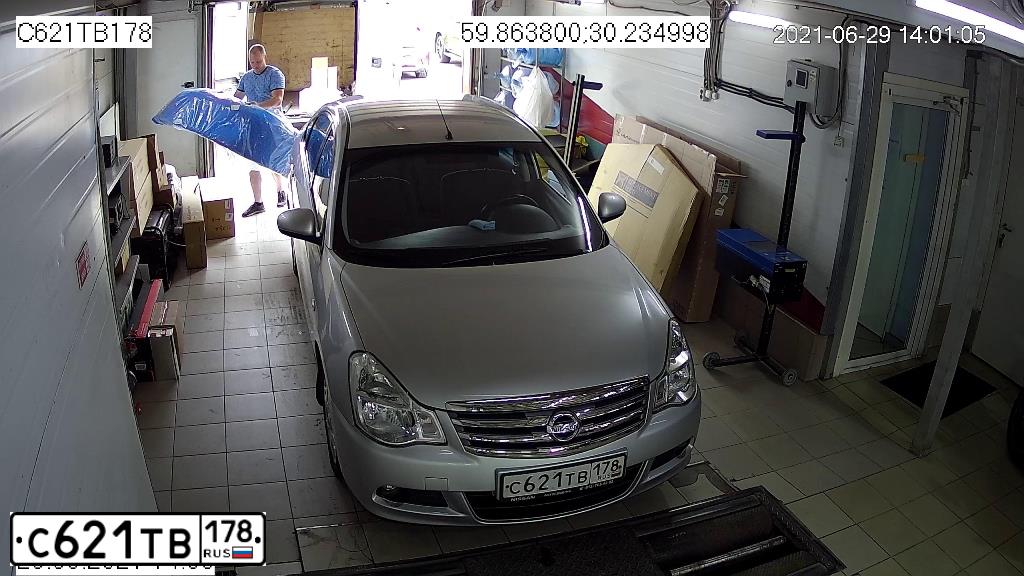 Фото автомобиля NISSAN ALMERA /AVTOVAZ/, 2015 — госномер С621ТВ178. Цвет: СЕРЕБРИСТЫЙ