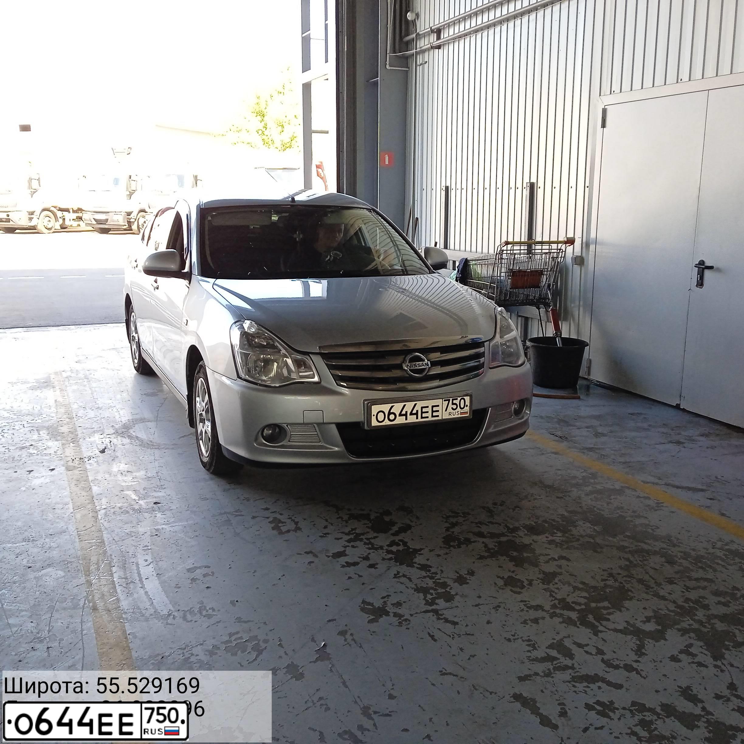 Фото автомобиля NISSAN ALMERA /AVTOVAZ/, 2014 — госномер М282АМ184. Цвет: СЕРЕБРИСТЫЙ