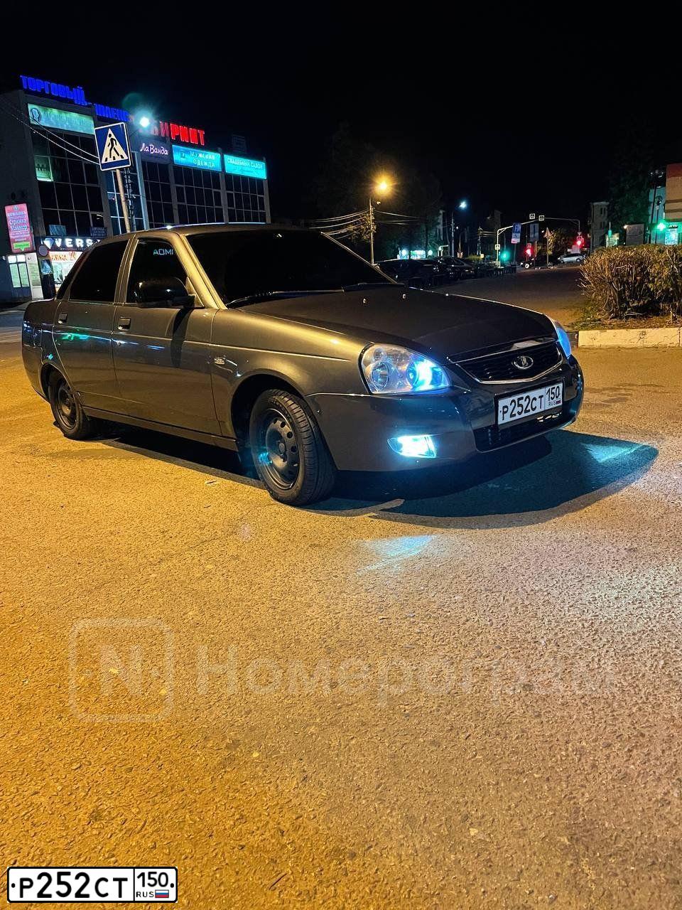Фото автомобиля LADA PRIORA, 2008 — госномер С858ЕС977. Цвет: СЕРО-СИНЕ-ЗЕЛЕНЫЙ