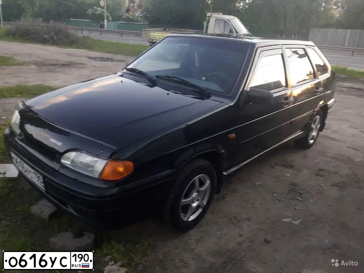 Фото автомобиля LADA 2114 SAMARA, 2008 — госномер Р818КК07. Цвет: ЗЕЛЕНЫЙ ТЕМНЫЙ