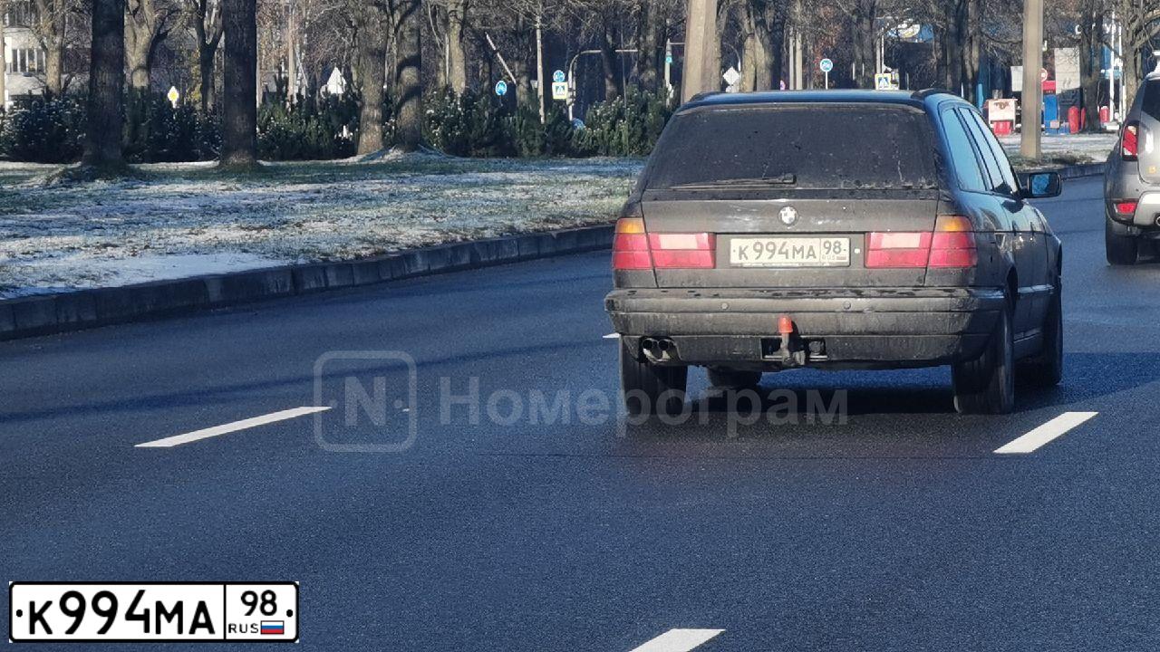 Фото автомобиля BMW БМВ525 IХ, 1992 — госномер К994МА98. Цвет: ЧЕРНЫЙ