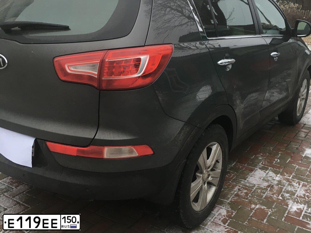 Фото автомобиля KIA CERATO, 2007 — госномер Е119ЕЕ150. Цвет: ЯРКО-СИНИЙ
