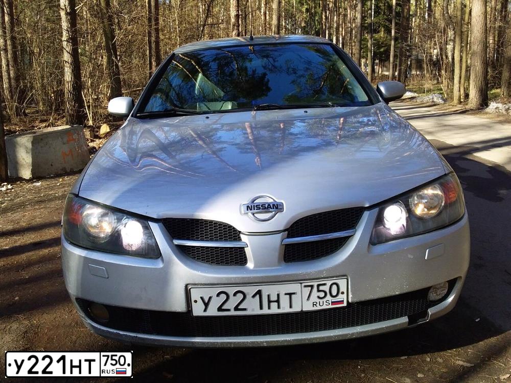 Фото автомобиля NISSAN ALMERA, 2005 — госномер О244ТС44. Цвет: СЕРЫЙ