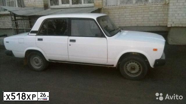 Фото автомобиля LADA 2107 LADA, 2002 — госномер В289ХР126. Цвет: ЯРКО-БЕЛЫЙ