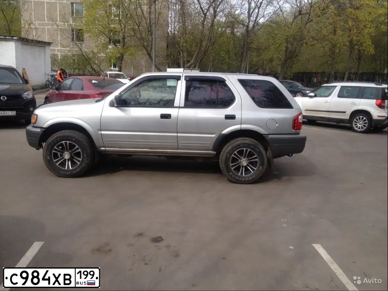 Фото автомобиля ISUZU RODEO, 2000 — госномер А769РМ763. Цвет: Серебристый