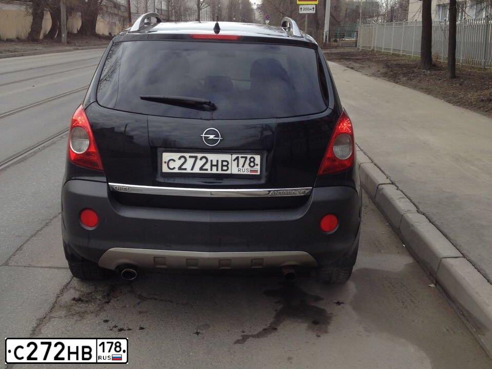 Фото автомобиля OPEL ANTARA, 2008 — госномер Е899СТ69. Цвет: ЧЕРНЫЙ