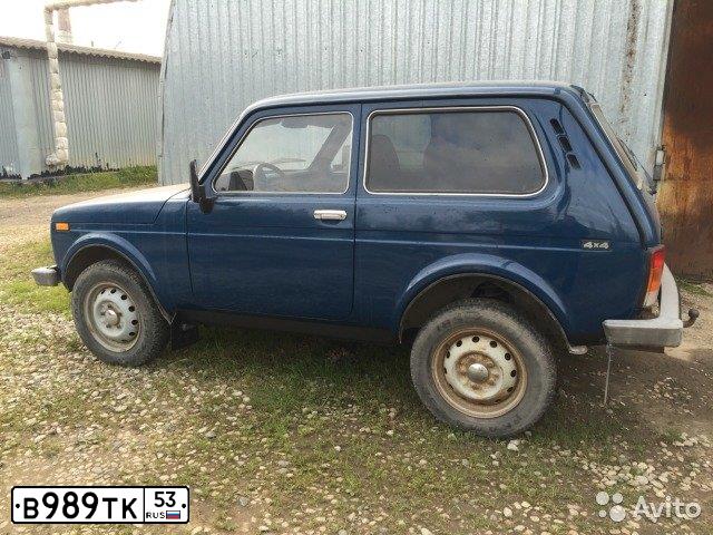 Фото автомобиля LADA 2121 NIVA, 2006 — госномер В989ТК53. Цвет: СИНЕ-ЗЕЛЕНЫЙ