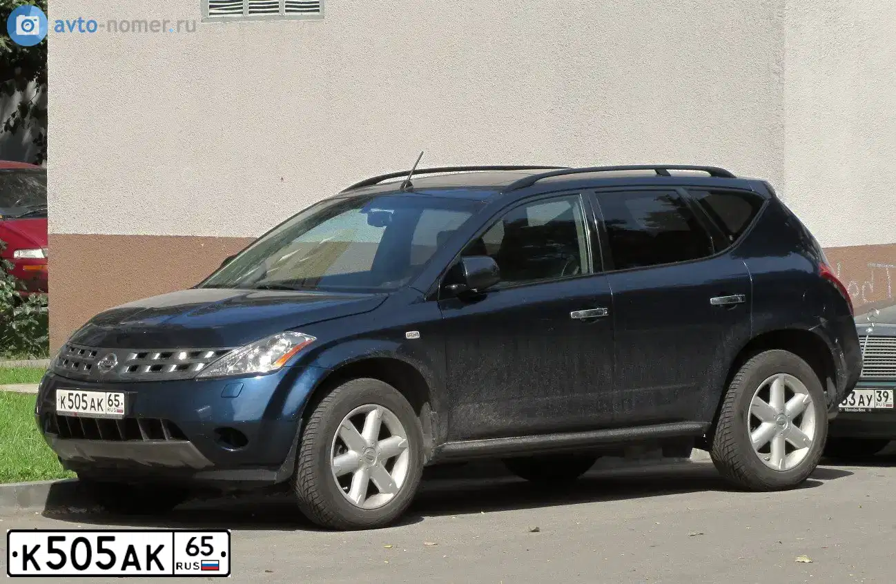 Фото автомобиля NISSAN MURANO, 2006 — госномер С193ВТ39. Цвет: ТЕМНО-СИНИЙ
