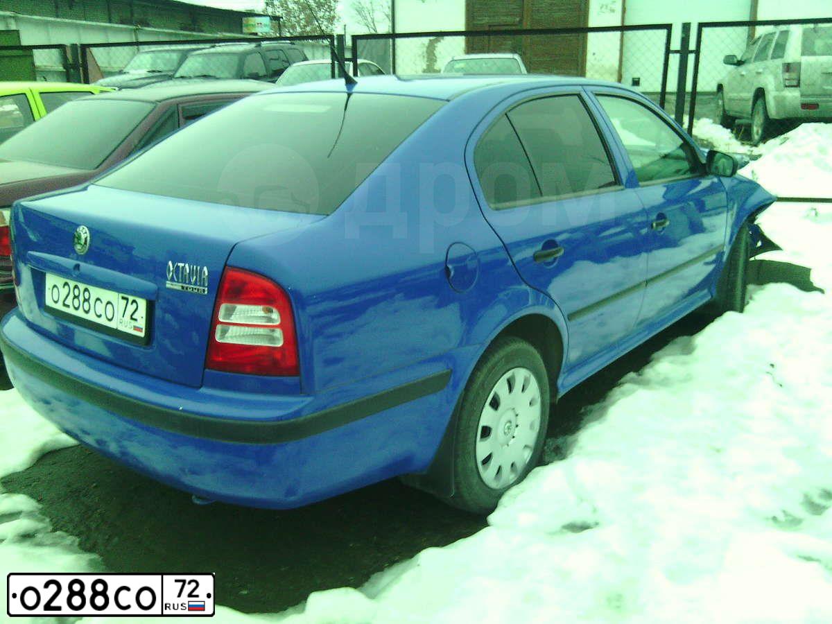 Фото автомобиля SKODA OCTAVIA, 2008 — госномер О288СО72. Цвет: СИНИЙ