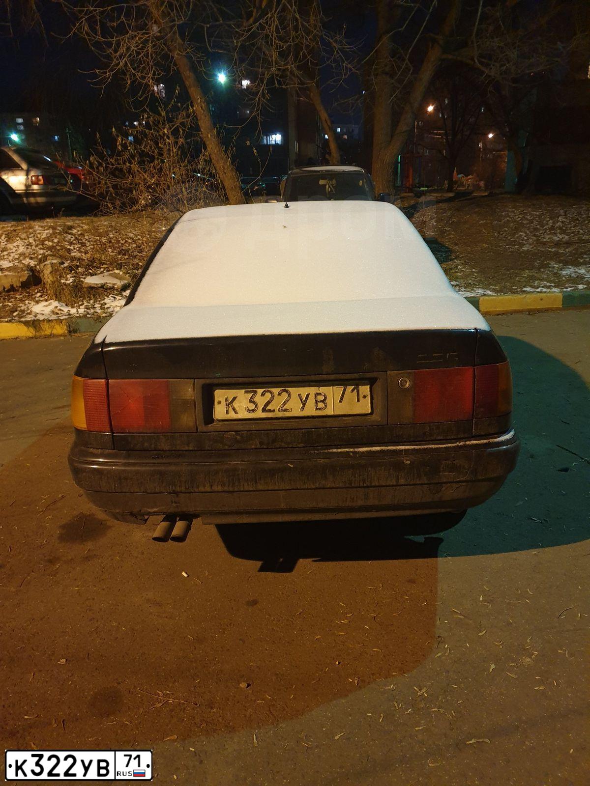 Фото автомобиля AUDI 100, 1993 — госномер К322УВ71. Цвет: ТЕМНО-СИНИЙ