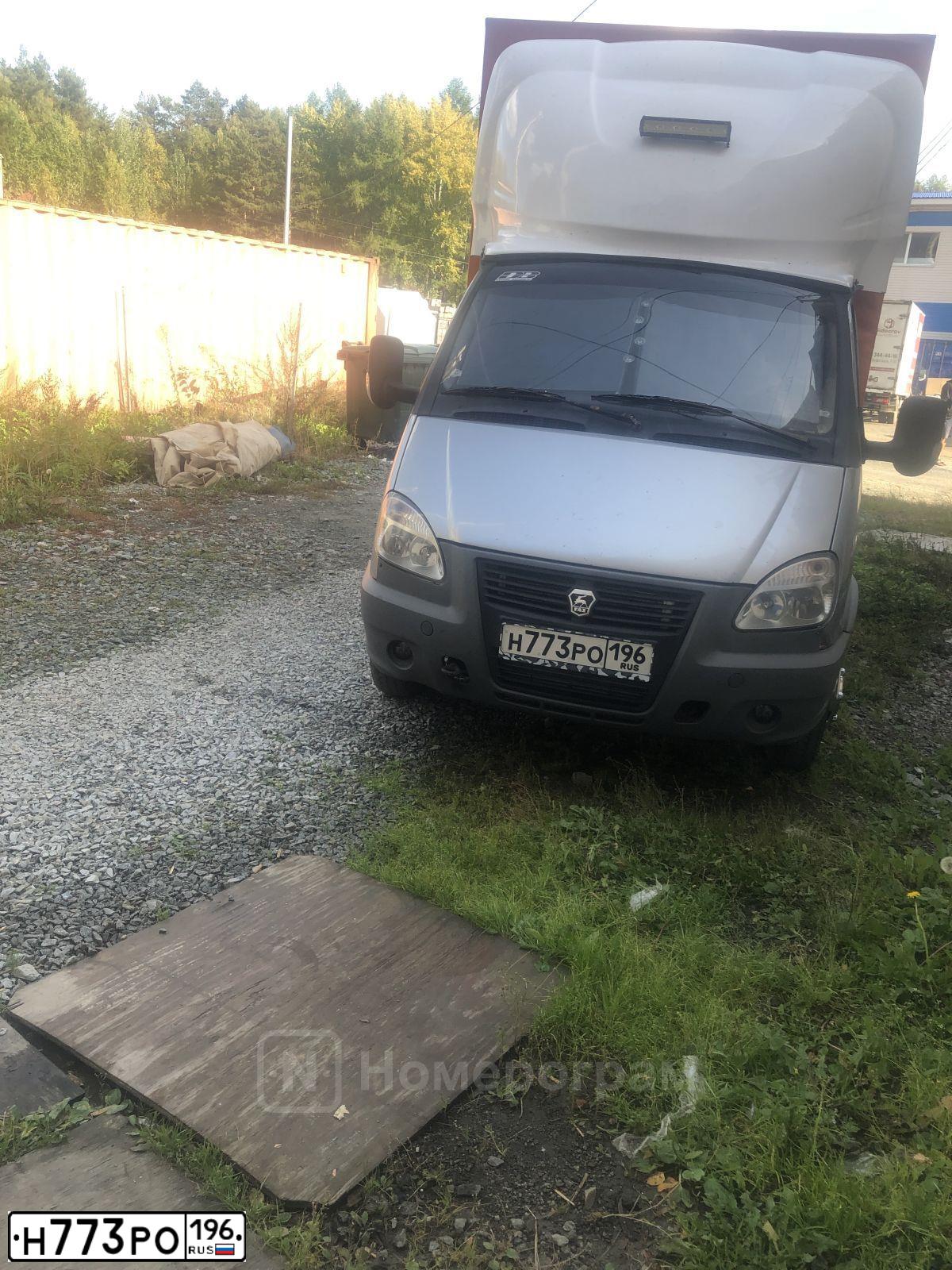 Фото автомобиля GAZ 3302 EL, 2011 — госномер Т973АА96. Цвет: СЕРЕБРИСТЫЙ