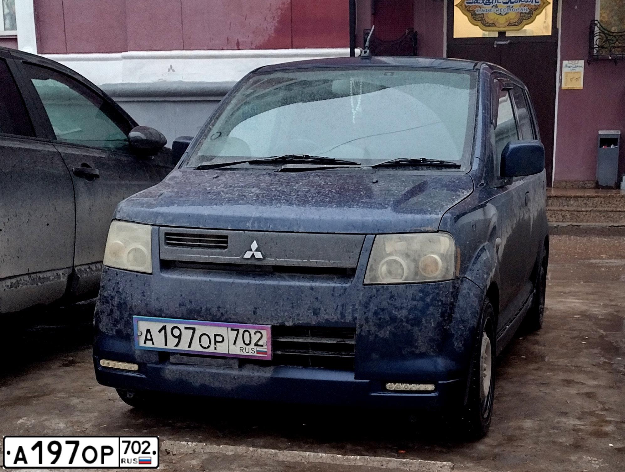 Фото автомобиля MITSUBISHI EK SPORT, 2002 — госномер А197ОР702