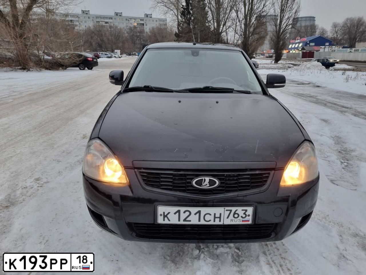 Фото автомобиля LADA 2172 PRIORA, 2014 — госномер К212СН763. Цвет: СИНЕ-ЧЕРНЫЙ