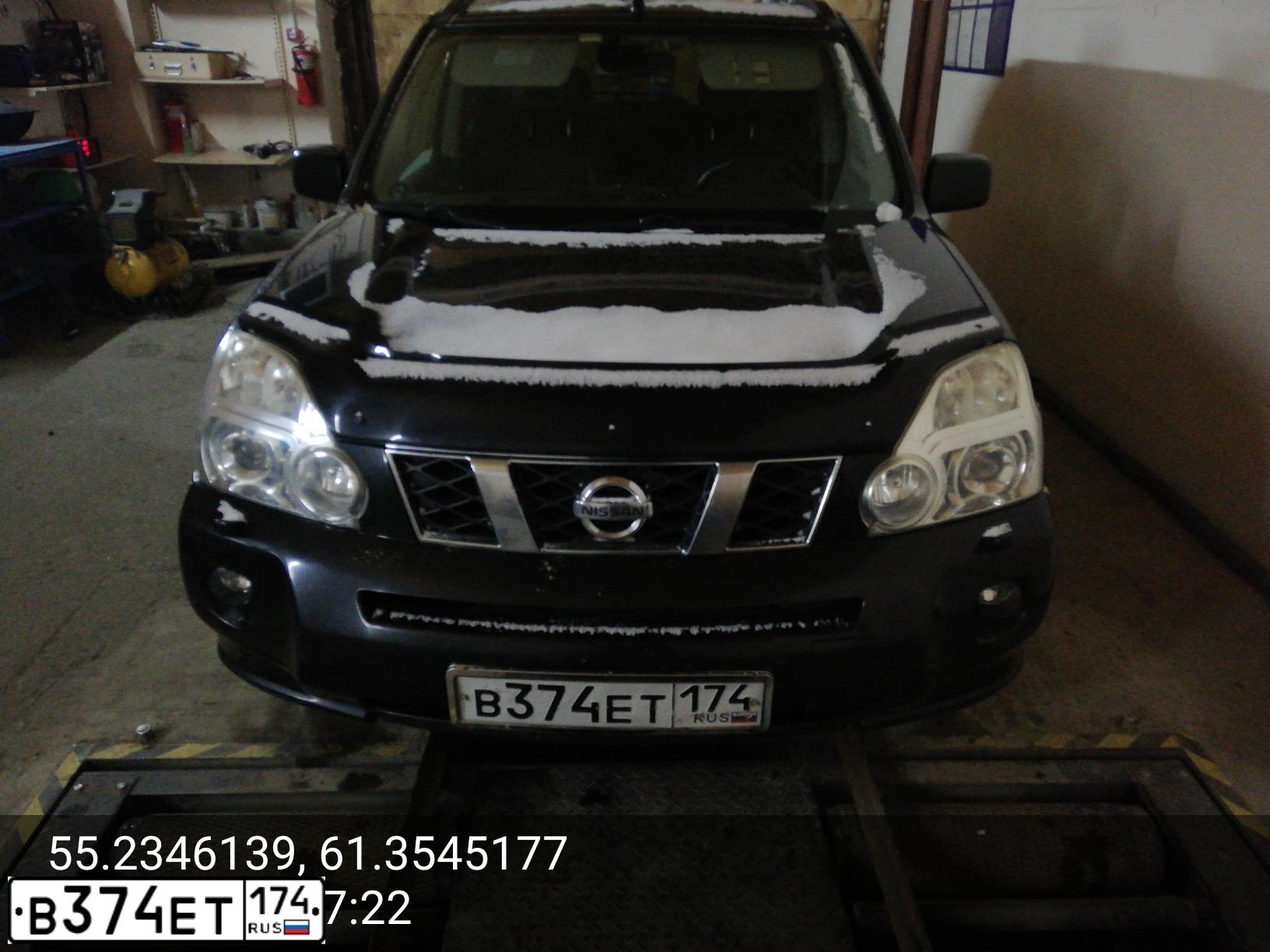 Фото автомобиля NISSAN X-TRAIL, 2007 — госномер В374ЕТ174