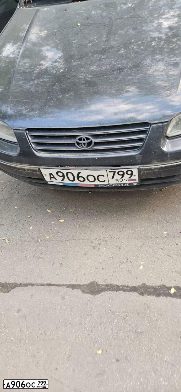 Фото автомобиля TOYOTA CAMRY, 1999 — госномер А906ОС799. Цвет: ЧЕРНЫЙ