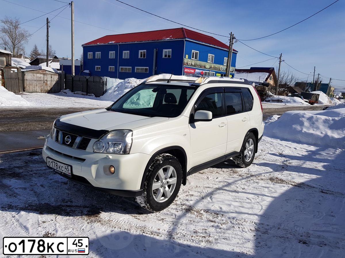 Фото автомобиля NISSAN X-TRAIL, 2008 — госномер О178КС45. Цвет: Белый