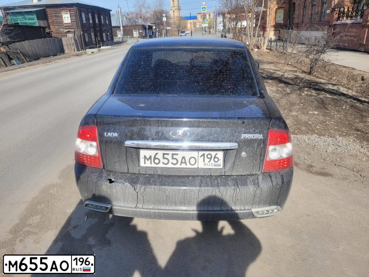 Фото автомобиля LADA 2170 PRIORA, 2015 — госномер А777ТС08. Цвет: ЧЕРНЫЙ