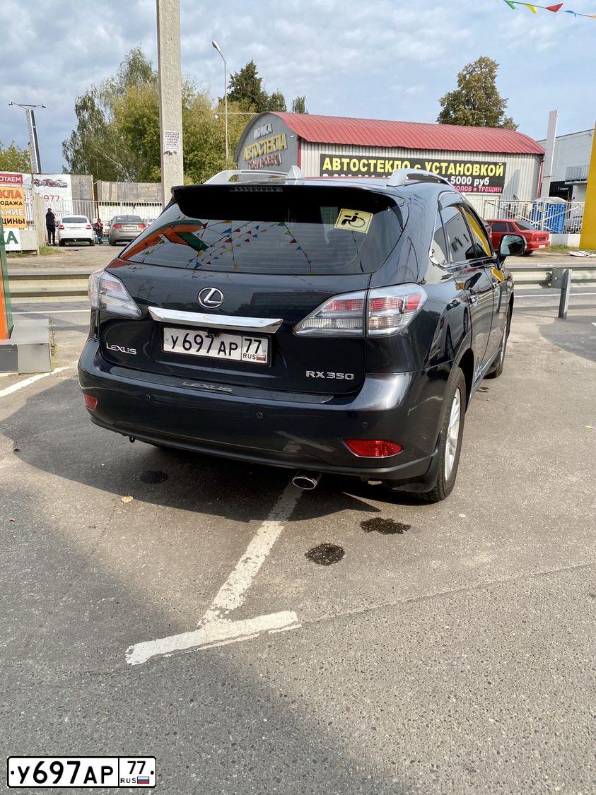 Фото автомобиля LEXUS RX, 2010 — госномер В158ХМ799. Цвет: СЕРЫЙ ТЕМНЫЙ