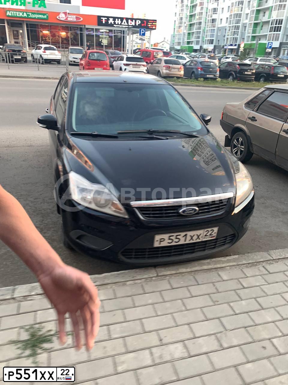 Фото автомобиля FORD FOCUS, 2008 — госномер К003РК150. Цвет: ЧЕРНЫЙ