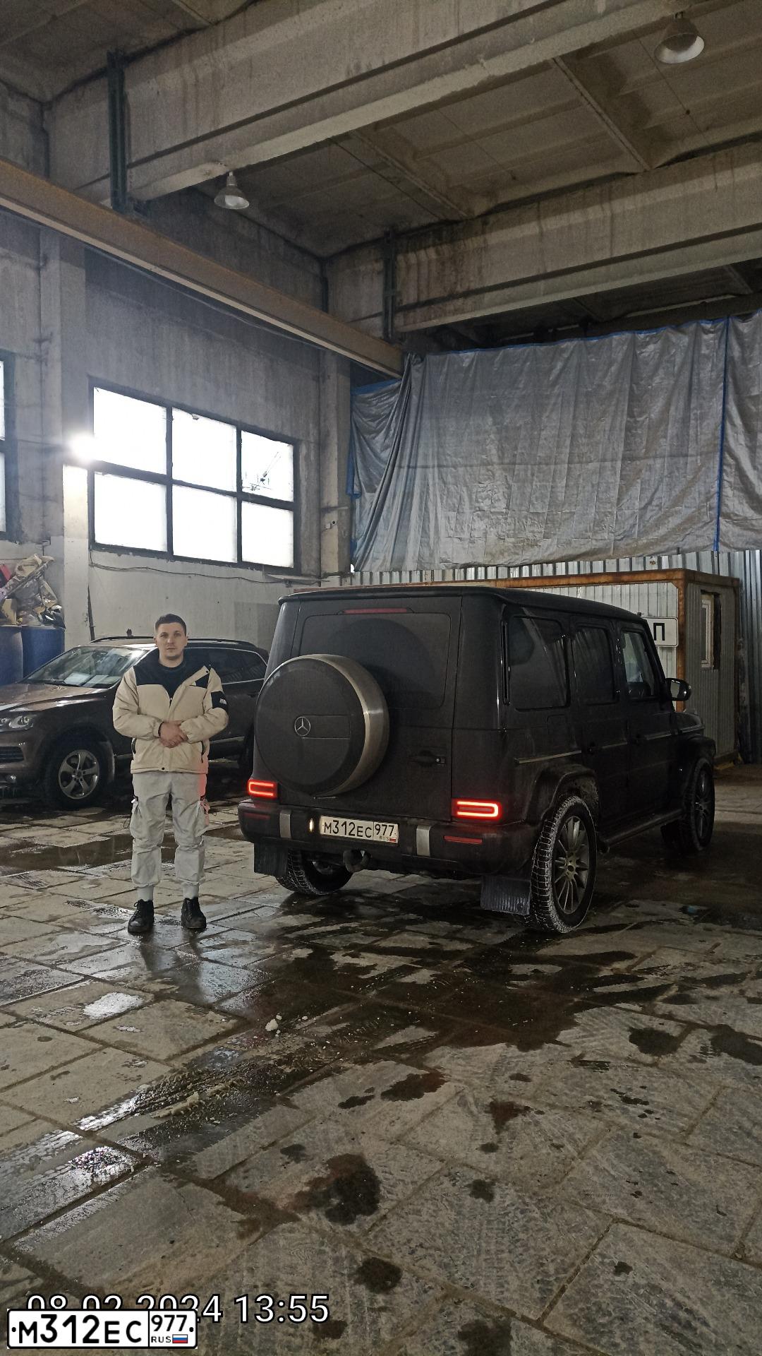 Фото автомобиля MERCEDES G-KLASSE, 2020 — госномер Т171ОО797. Цвет: ЧЕРНЫЙ