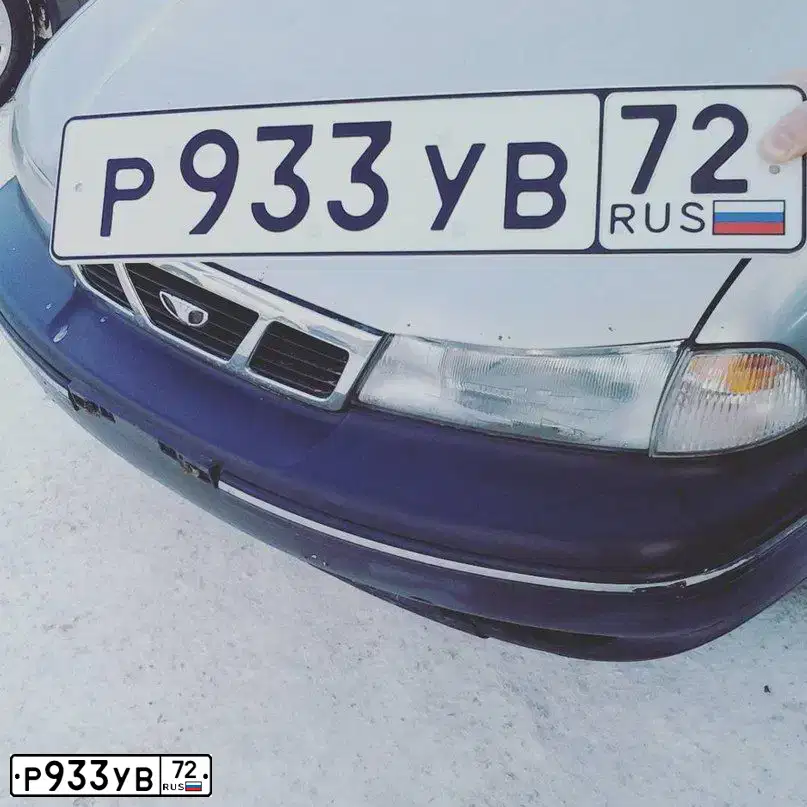 Фото автомобиля DAEWOO NEXIA, 2003 — госномер А699НО72. Цвет: СЕРЕБРИСТО-СЕРЫЙ