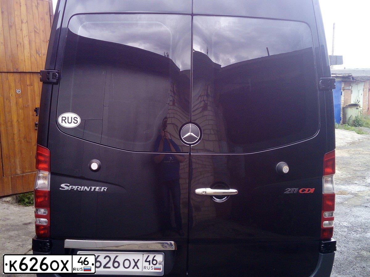 Фото автомобиля MERCEDES SPRINTER, 2012 — госномер Р696РН62. Цвет: ВИШНЕВЫЙ