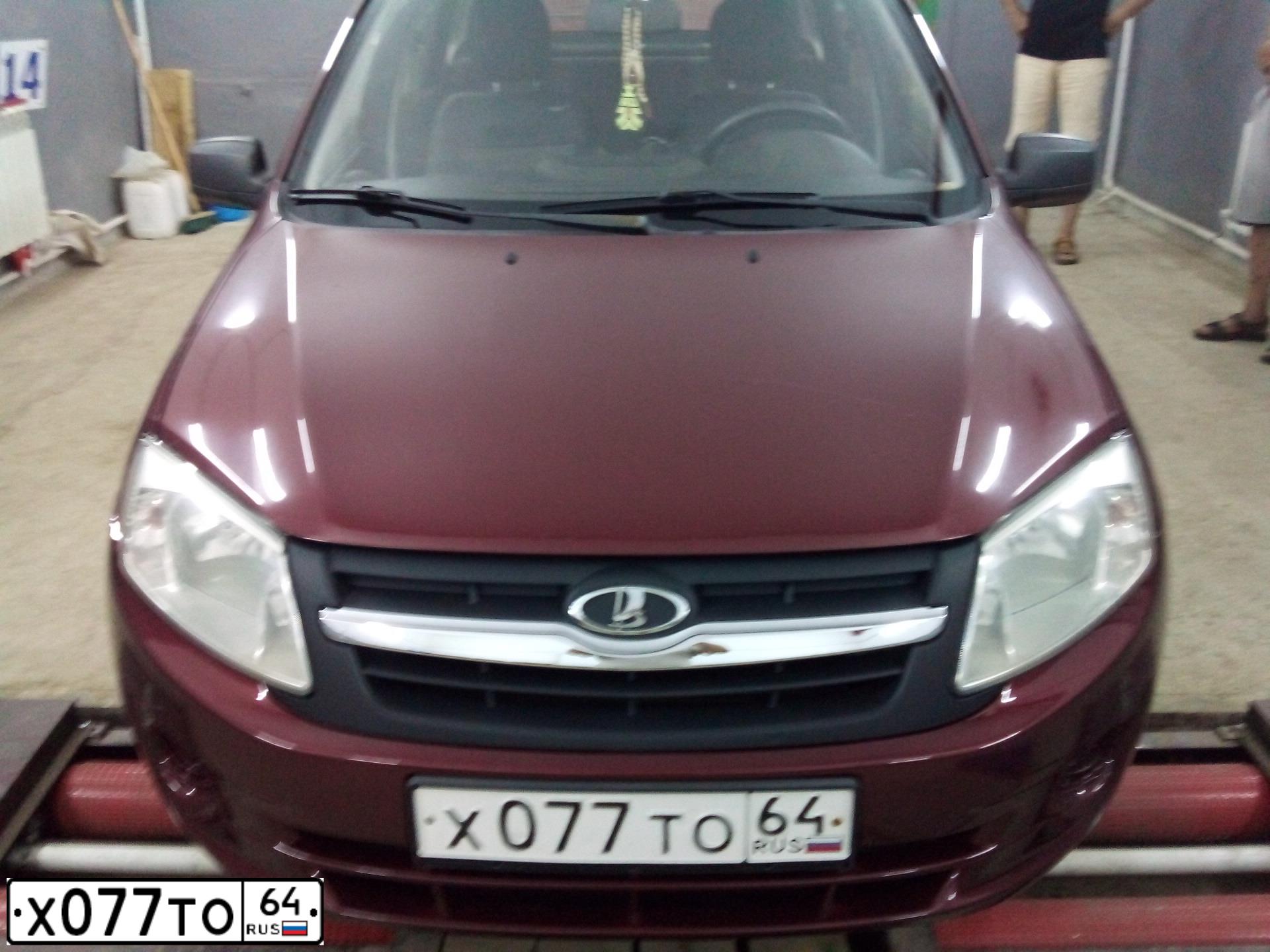 Фото автомобиля TAGAZ SONATA, 2004 — госномер Х077ТС64. Цвет: КРАСНЫЙ