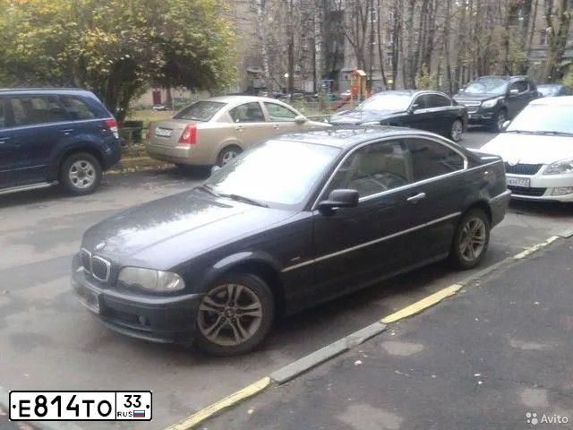 Фото автомобиля BMW SERIE 3, 2000 — госномер А599ХС790. Цвет: ЧЕРНЫЙ