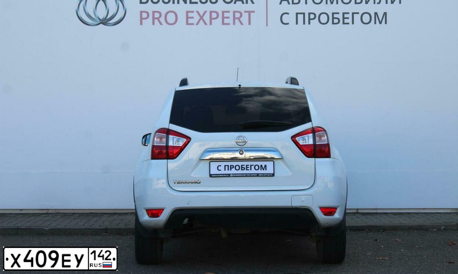 Фото автомобиля NISSAN TERRANO, 2017 — госномер Х409ЕУ142. Цвет: Белый