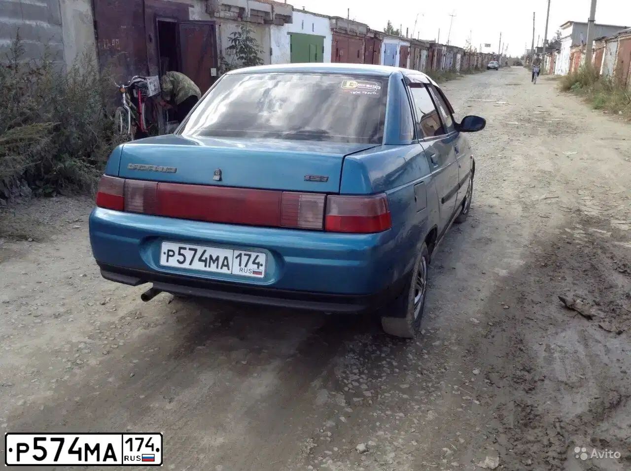 Фото автомобиля LADA 2110 LADA, 2001 — госномер Р115РХ74. Цвет: сине-зеленый