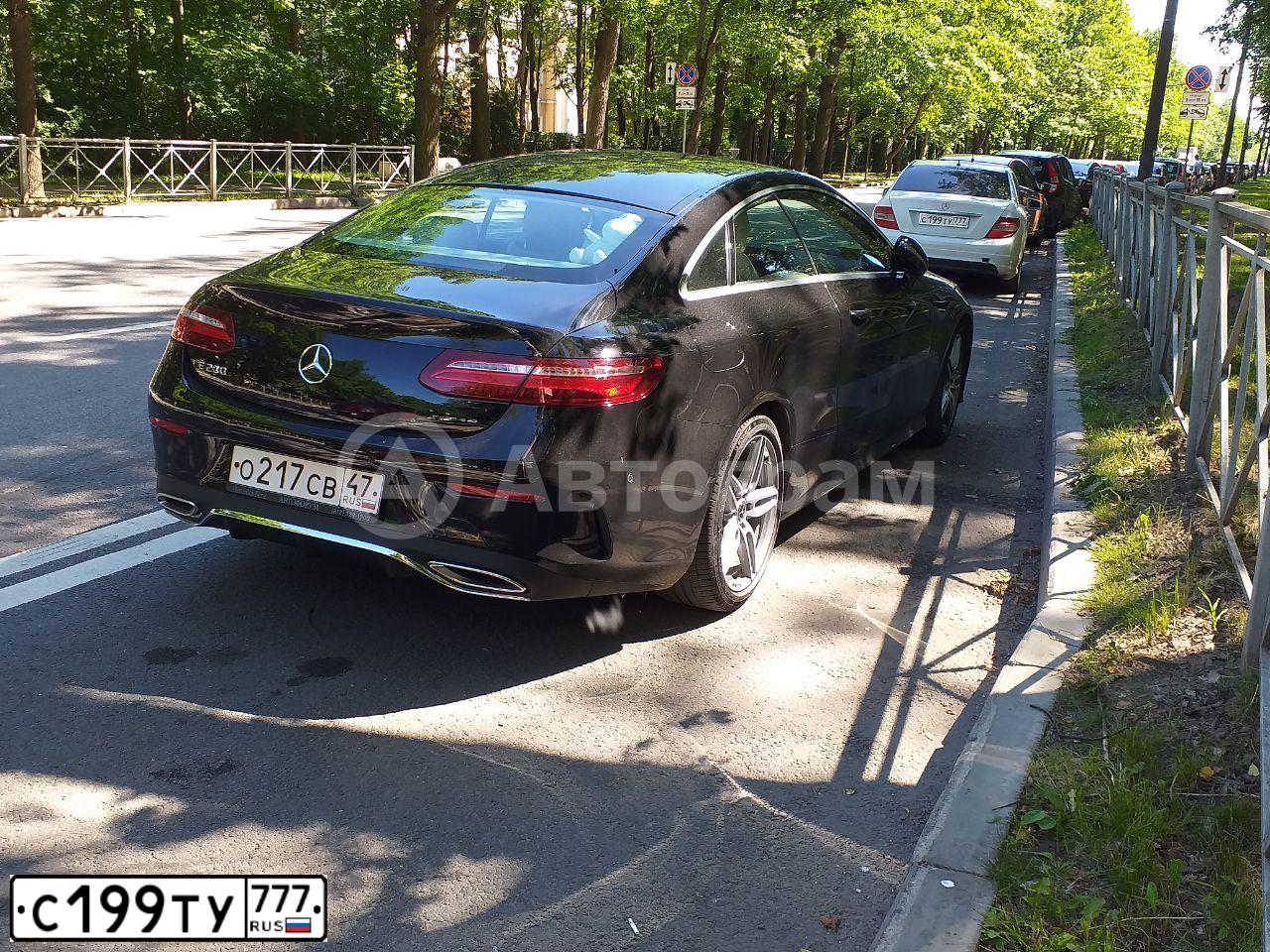 Фото автомобиля MERCEDES C-KLASSE, 2010 — госномер С171ММ177. Цвет: Белый