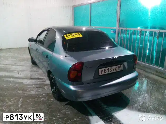 Фото автомобиля CHEVROLET LANOS, 2007 — госномер М109ОС82. Цвет: Серебристый
