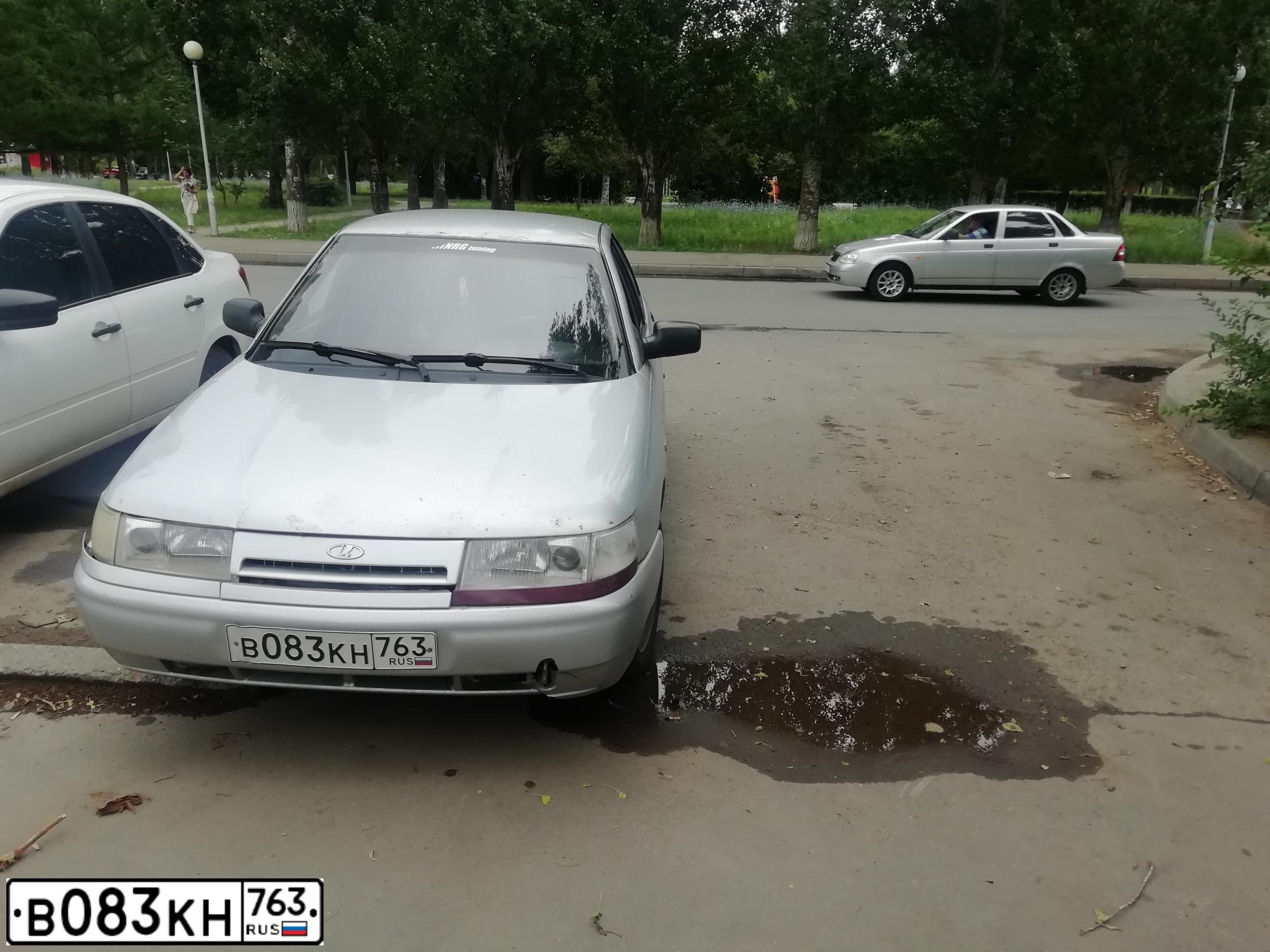 Фото автомобиля LADA 2110, 2001 — госномер В083КН763. Цвет: ТЕМНО-ЗЕЛЕНЫЙ
