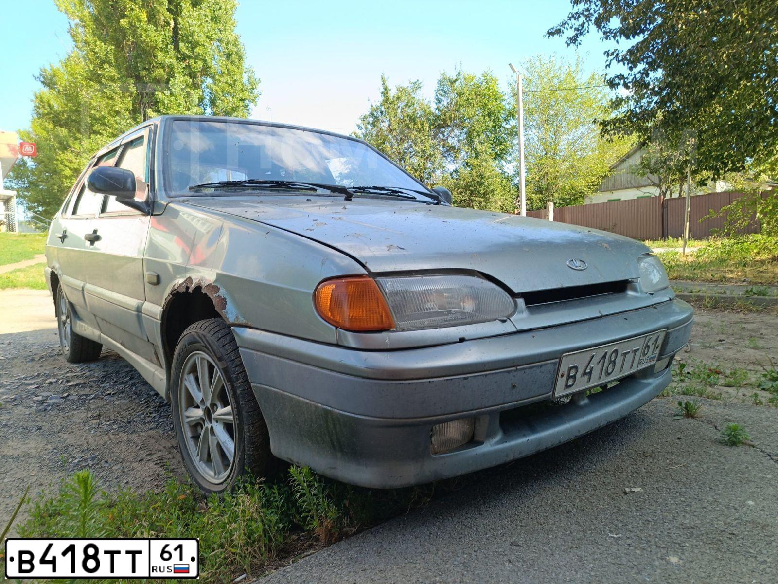 Фото автомобиля LADA 2115 SAMARA, 2005 — госномер В418ТТ61. Цвет: СРЕД.СЕРО-ЗЕЛ. МЕТАЛ