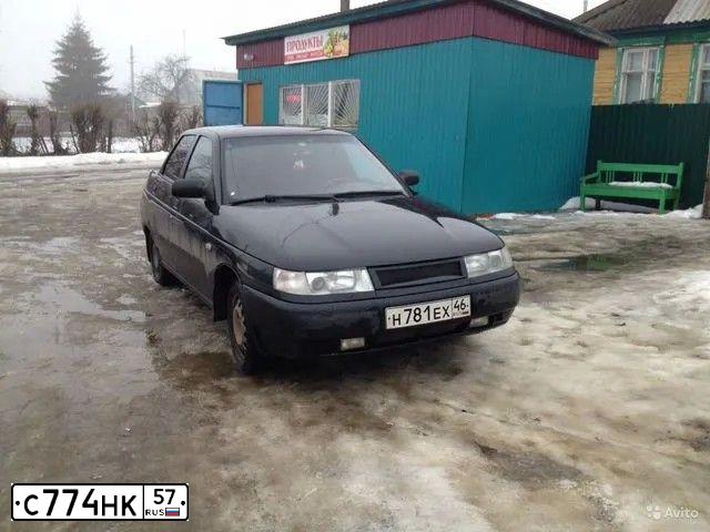 Фото автомобиля BOGDAN 2110/2111, 2010 — госномер С774НК57. Цвет: ЧЕРНЫЙ
