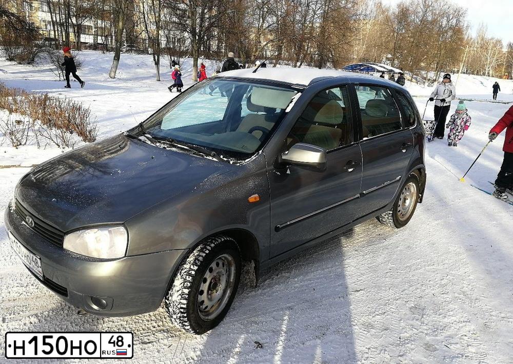 Фото автомобиля LADA 1119 KALINA, 2011 — госномер Н150НО48. Цвет: ТЕМНО-СЕРЫЙ МЕТАЛЛИК