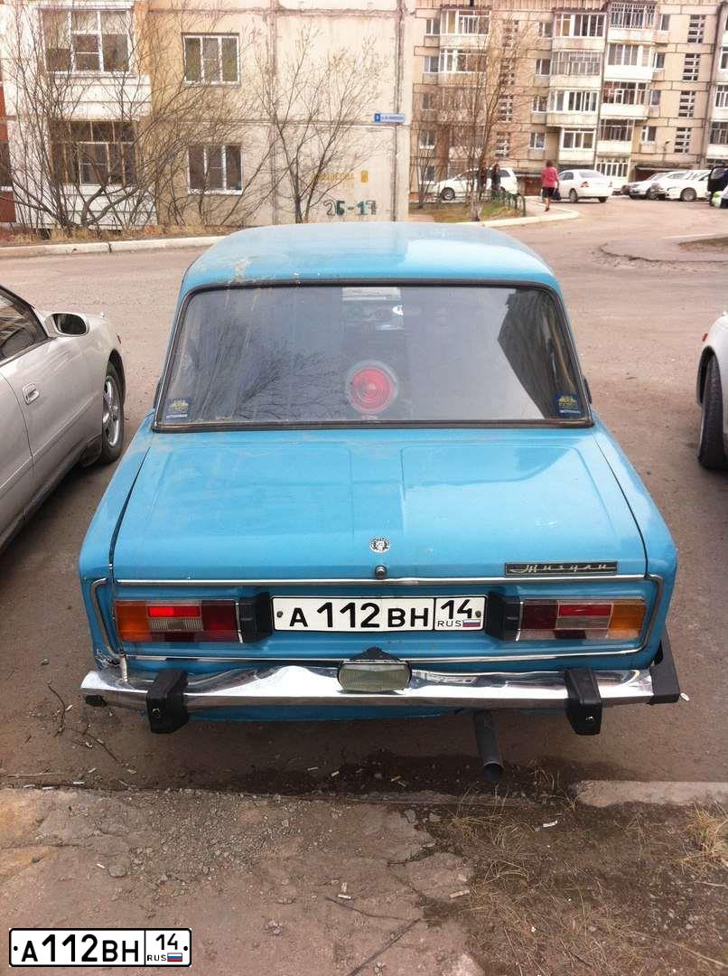 Фото автомобиля LADA 2106, 1991 — госномер А112ВН14. Цвет: ЗЕЛЕНО ВАСИЛЬКОВЫЙ