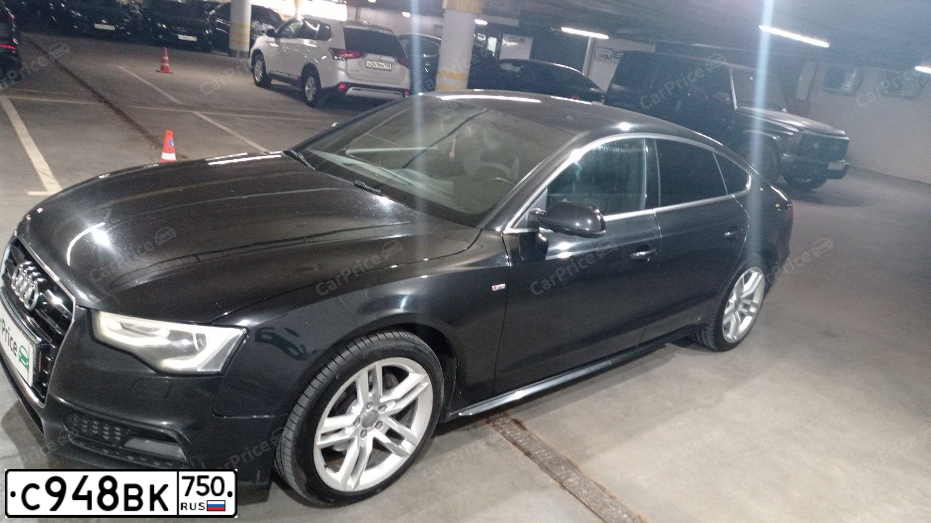 Фото автомобиля AUDI A5, 2014 — госномер С948ВК750. Цвет: ЧЕРНЫЙ