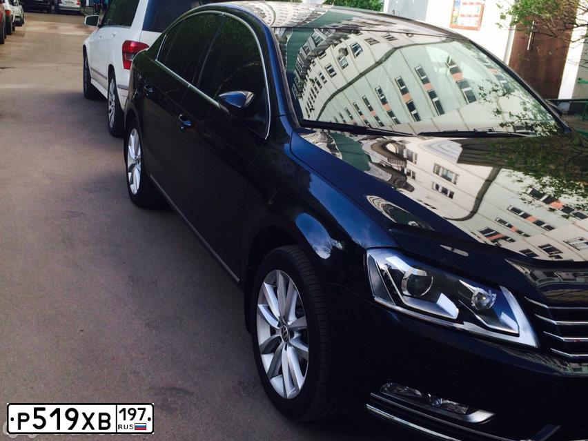 Фото автомобиля VOLKSWAGEN PASSAT, 2012 — госномер М623ЕМ164. Цвет: ЧЕРНЫЙ