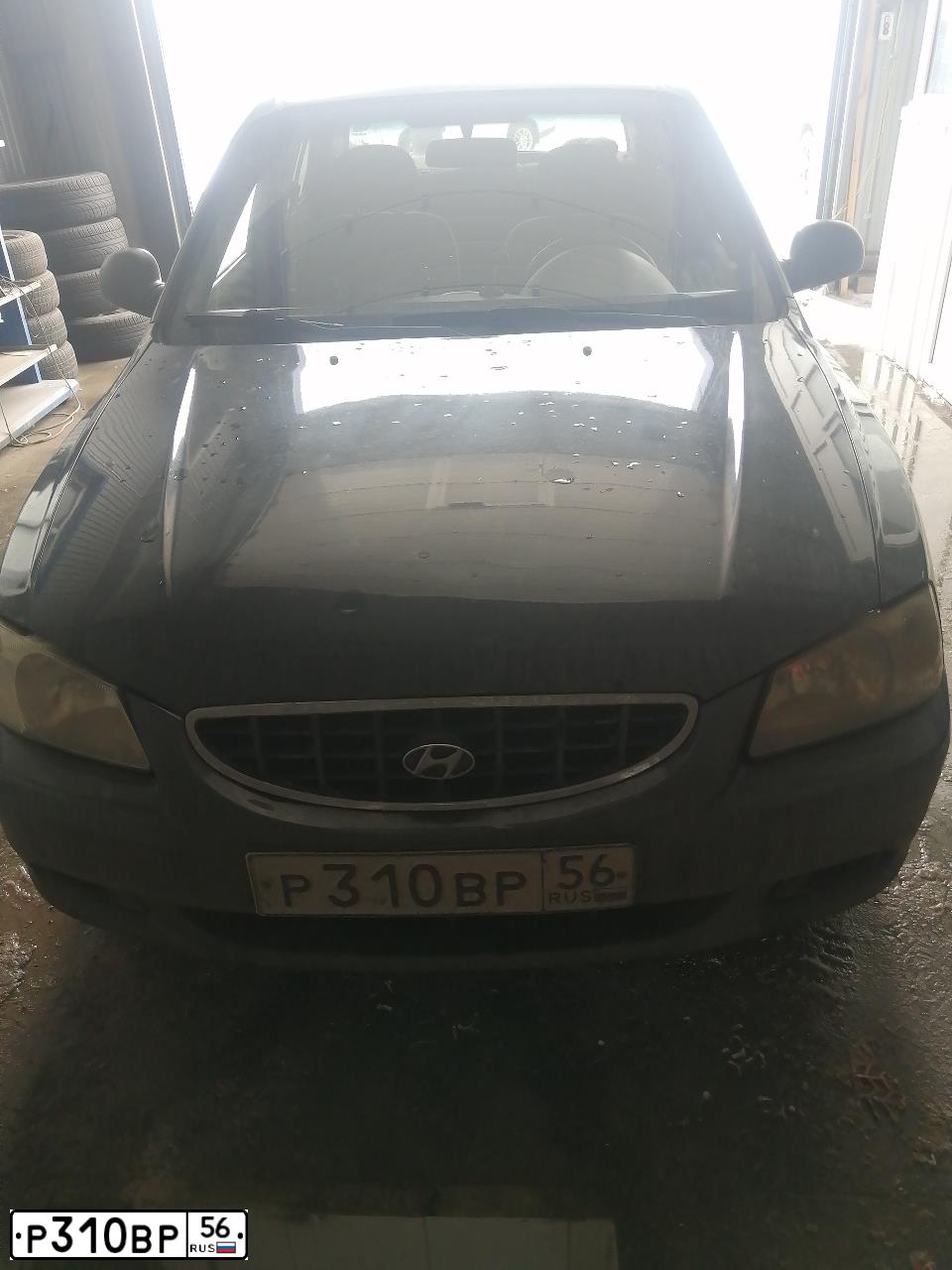 Фото автомобиля TAGAZ ACCENT, 2008 — госномер В543МО702. Цвет: ТЕМНО-СЕРЫЙ