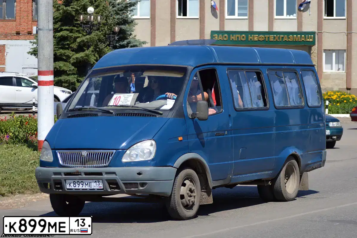 Фото автомобиля GAZ 3221 EL, 2003 — госномер К899МЕ13. Цвет: БАЛТИКА