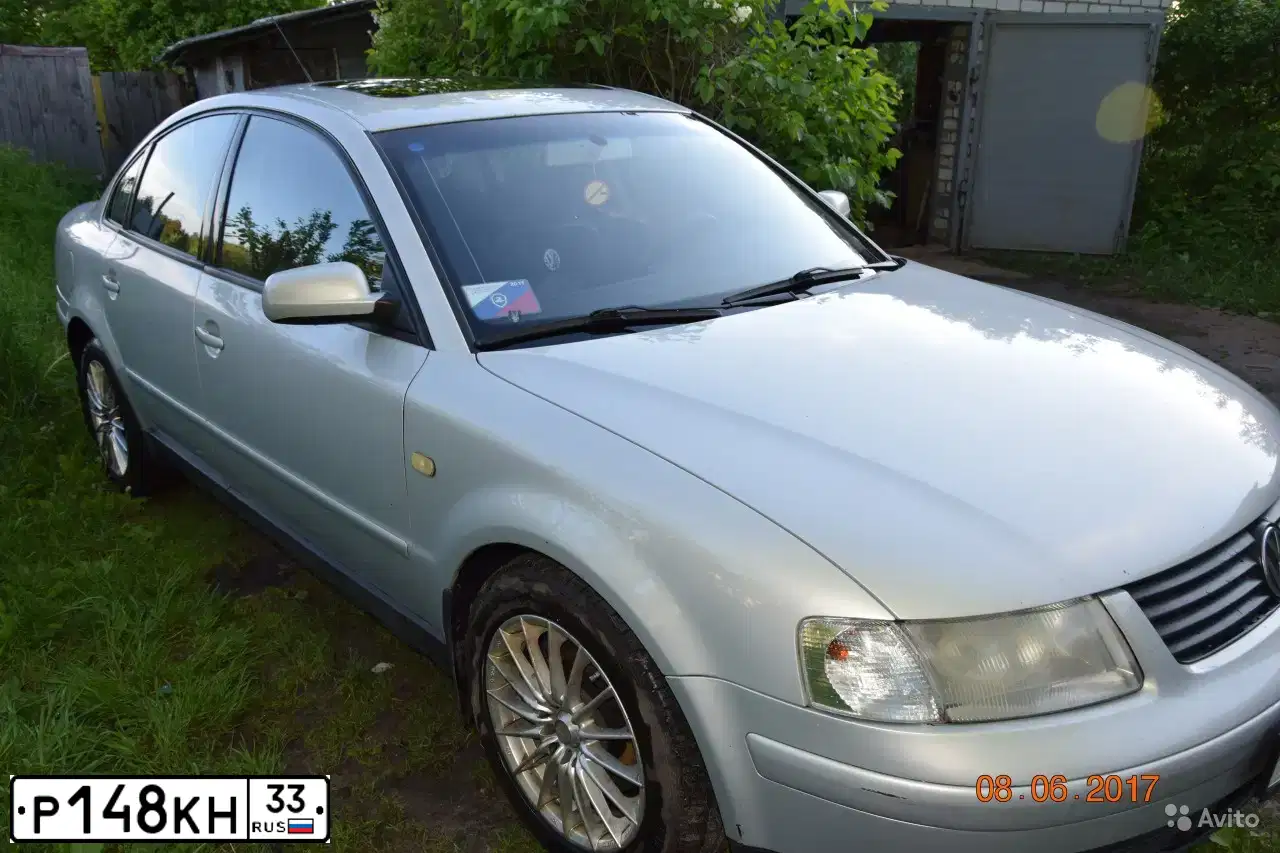 Фото автомобиля VOLKSWAGEN PASSAT, 1999 — госномер С016УН152. Цвет: СВЕТЛО-СЕРЫЙ